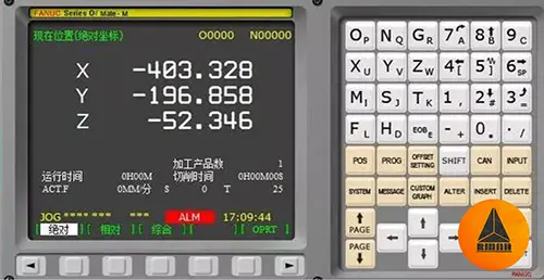 پنل کنترل و صفحه نمایش CNC